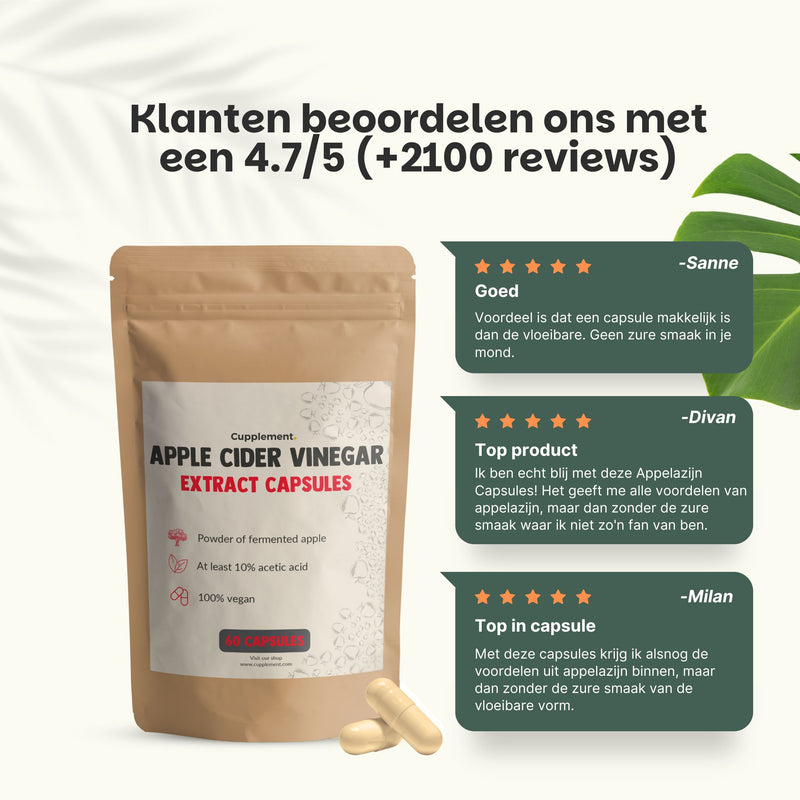 Appelazijn extract capsules goyu superfood supplement