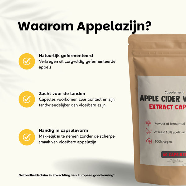 Appelazijn extract capsules goyu superfood supplement