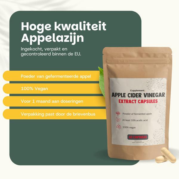 Appelazijn extract capsules goyu superfood supplement