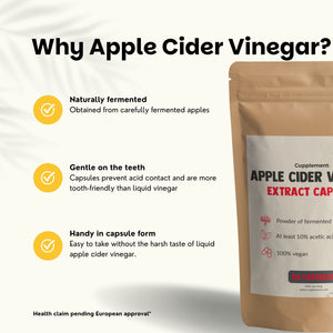 Apple cider vinegar extract capsules goyu superfood supplement