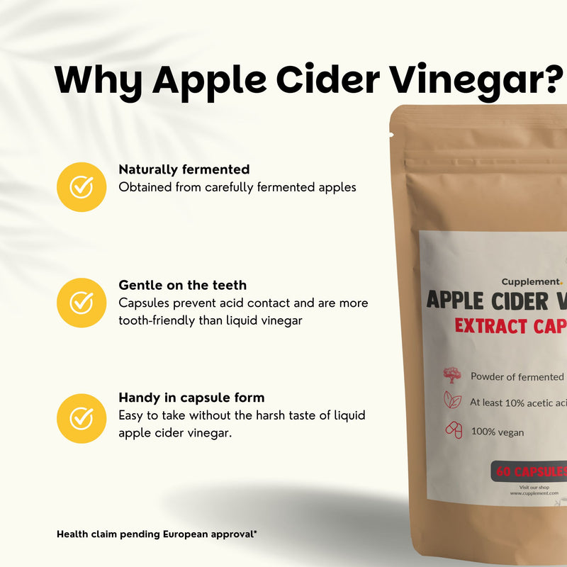 Apple cider vinegar extract capsules goyu superfood supplement