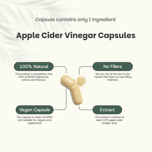 Apple cider vinegar extract capsules goyu superfood supplement