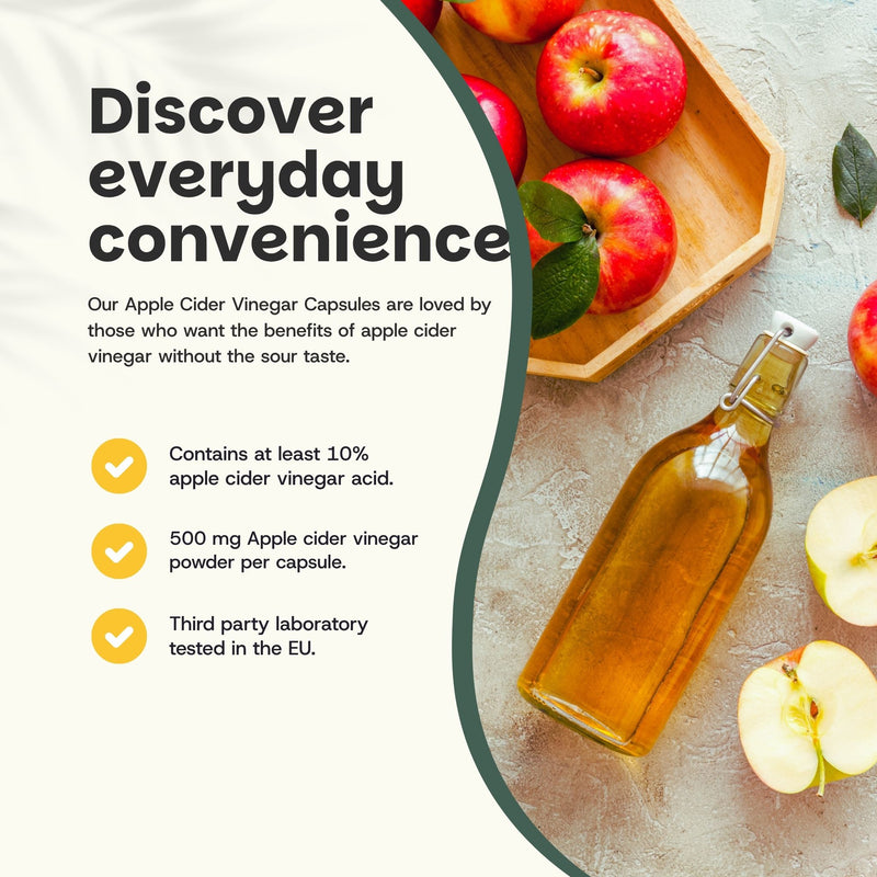 Apple cider vinegar extract capsules goyu superfood supplement