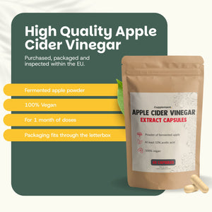 Apple cider vinegar extract capsules goyu superfood supplement