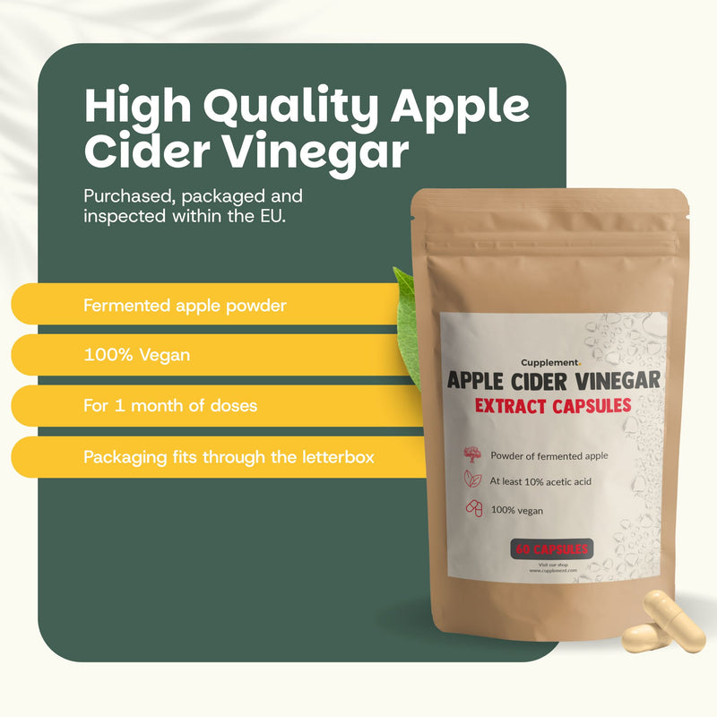 Apple cider vinegar extract capsules goyu superfood supplement