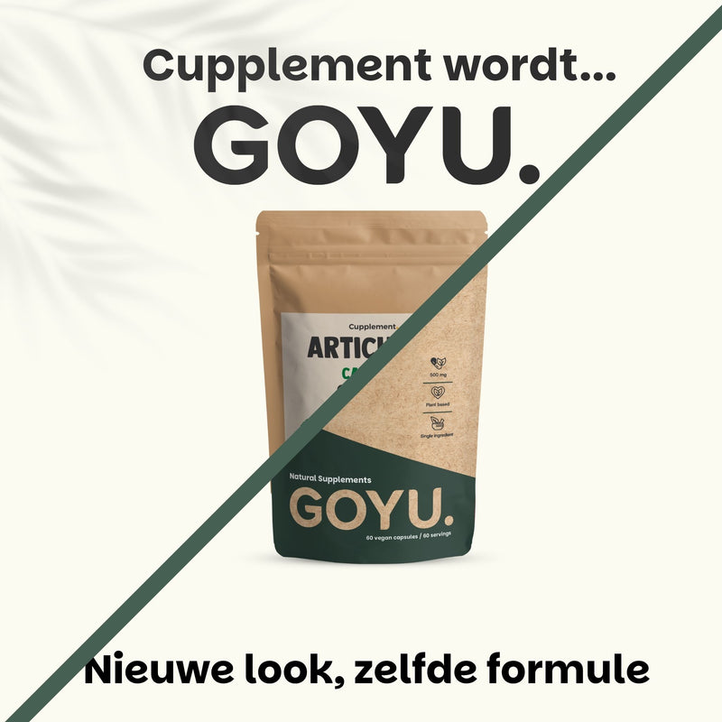 Artisjok extract capsules goyu supplement superfood