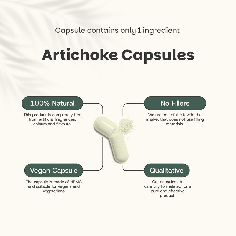 Artichoke extract capsules goyu supplement superfood