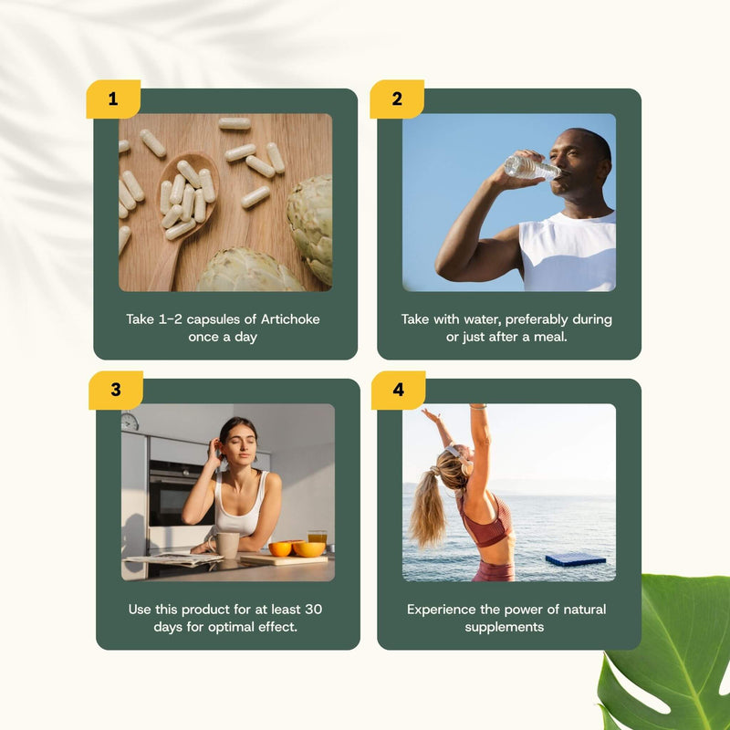 Artichoke extract capsules goyu supplement superfood