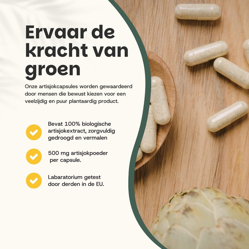 Artisjok extract capsules goyu supplement superfood