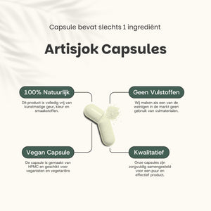 Artisjok extract capsules goyu supplement superfood