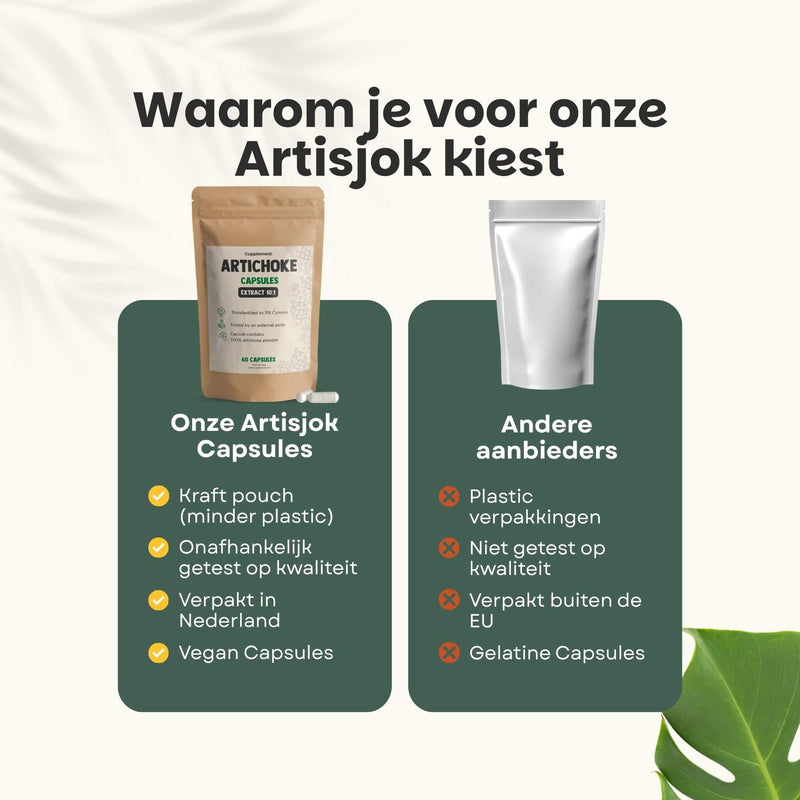 Artisjok extract capsules goyu supplement superfood