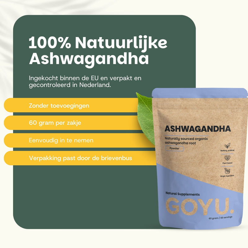 Ashwagandha Poeder Biologisch