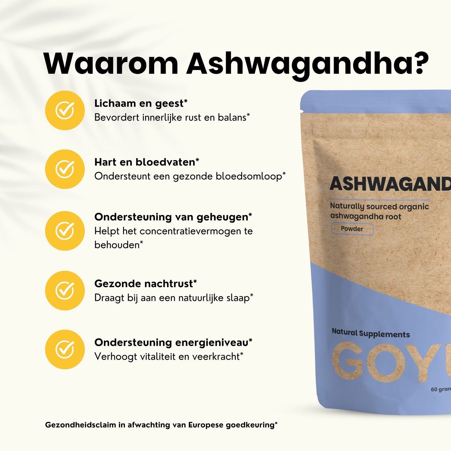 Ashwagandha Pulver Biologisch