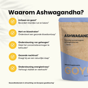 Ashwagandha Poeder Biologisch
