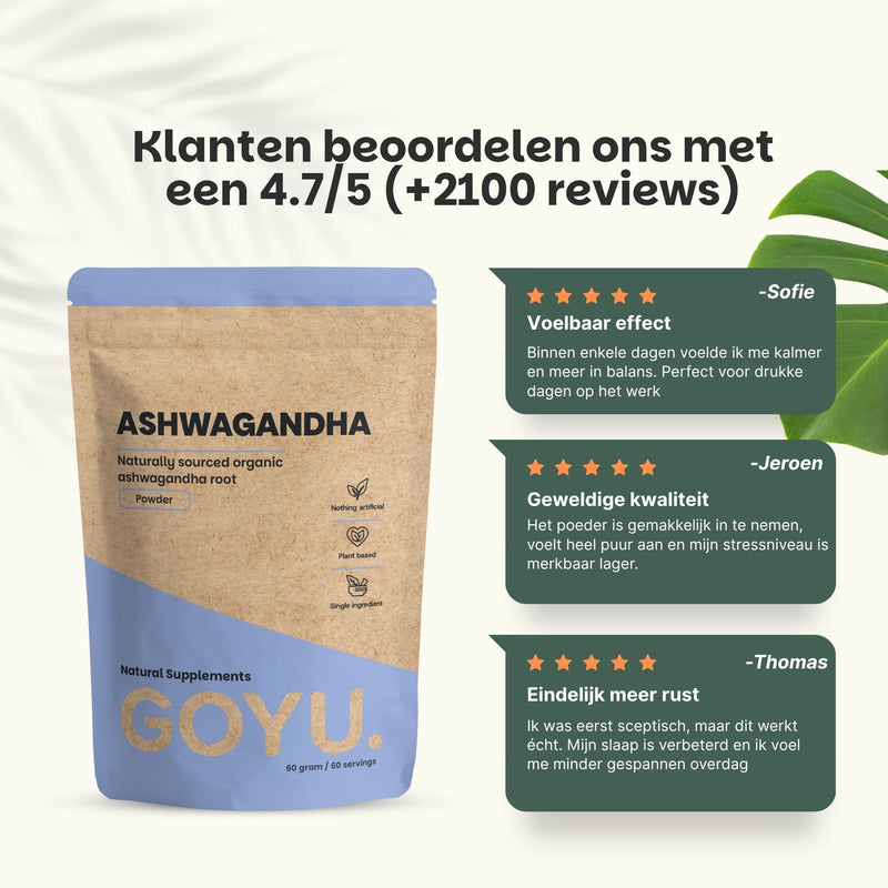 Ashwagandha Poeder Biologisch