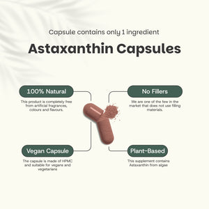 Astaxanthin capsules goyu superfood supplement