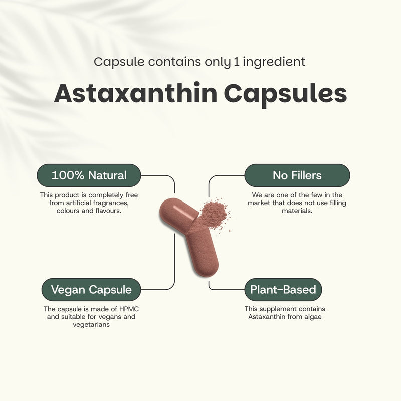 Astaxanthin capsules goyu superfood supplement