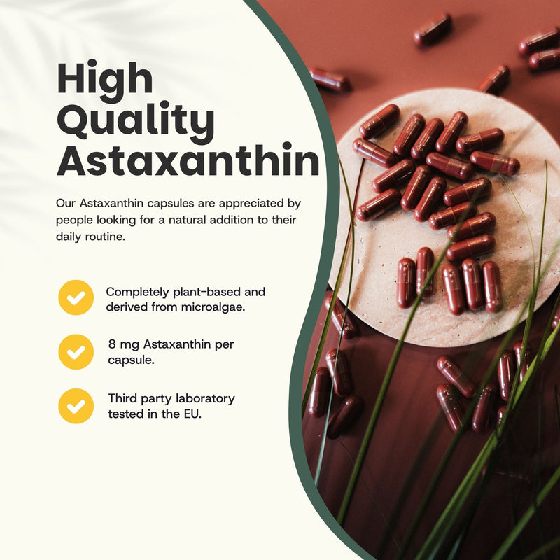 Astaxanthin capsules goyu superfood supplement