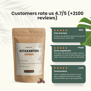 Astaxanthin capsules goyu superfood supplement