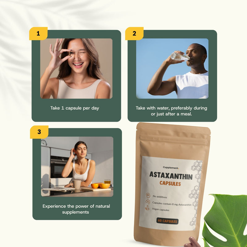 Astaxanthin capsules goyu superfood supplement