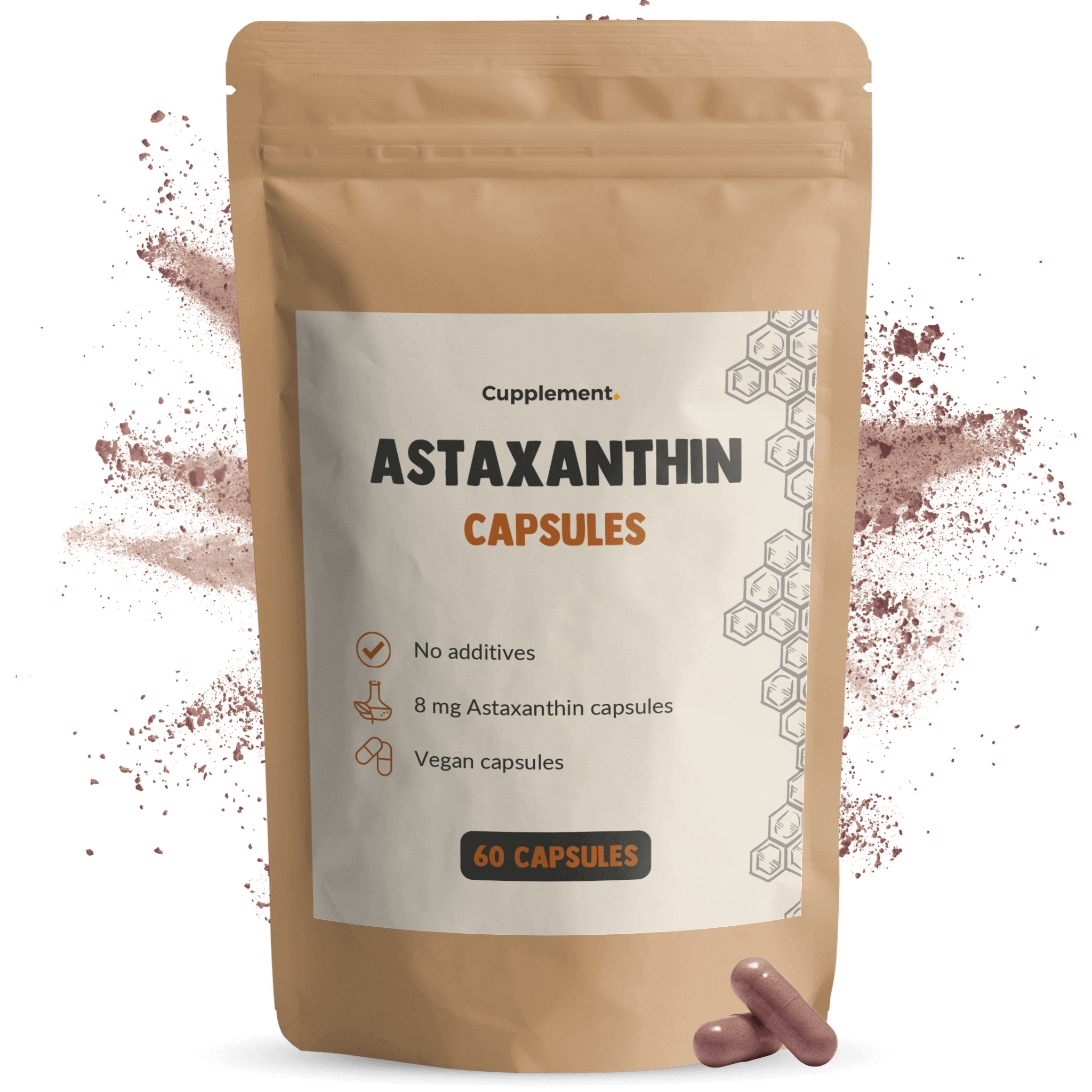 Astaxanthine capsules goyu superfood supplement
