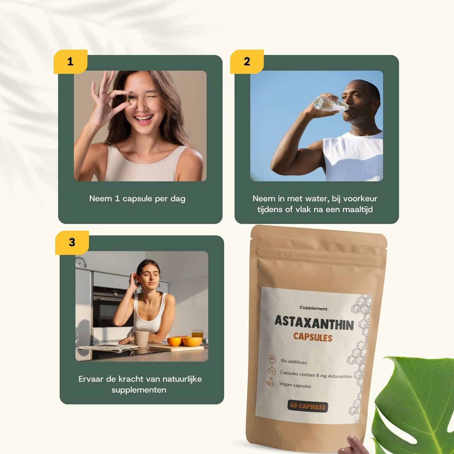 Astaxanthine capsules goyu superfood supplement