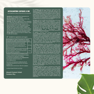 Astaxanthine capsules goyu superfood supplement