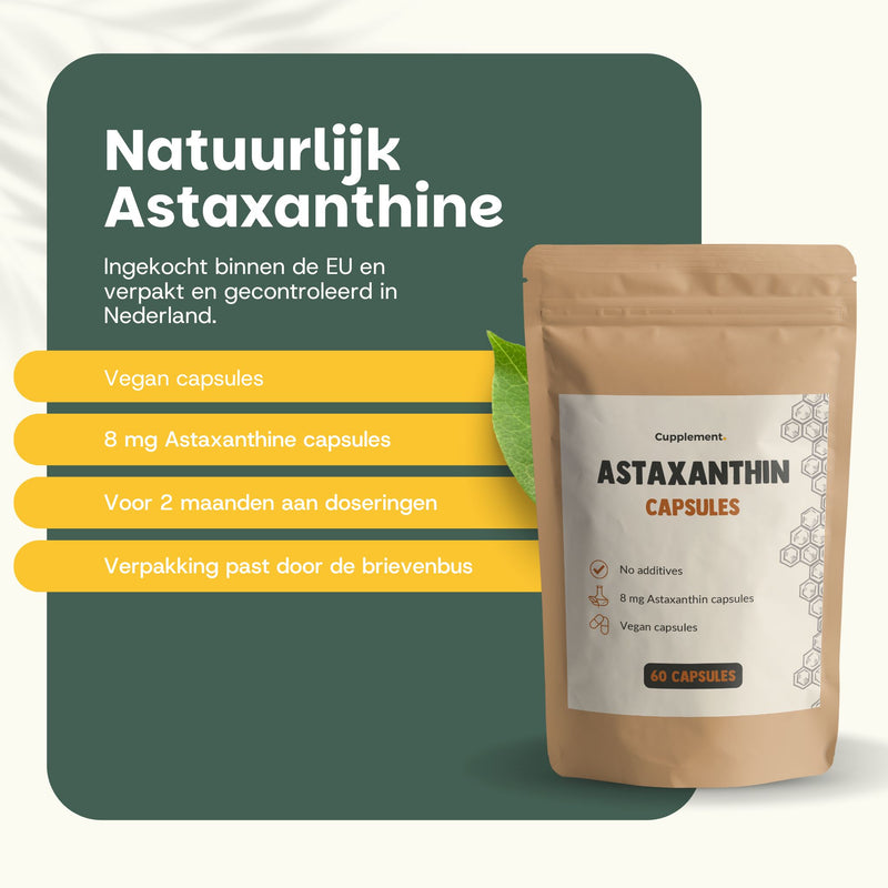 Astaxanthine capsules goyu superfood supplement
