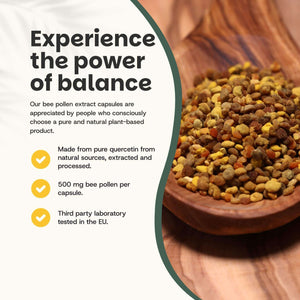 Bee pollen extract capsules goyu supplement superfood