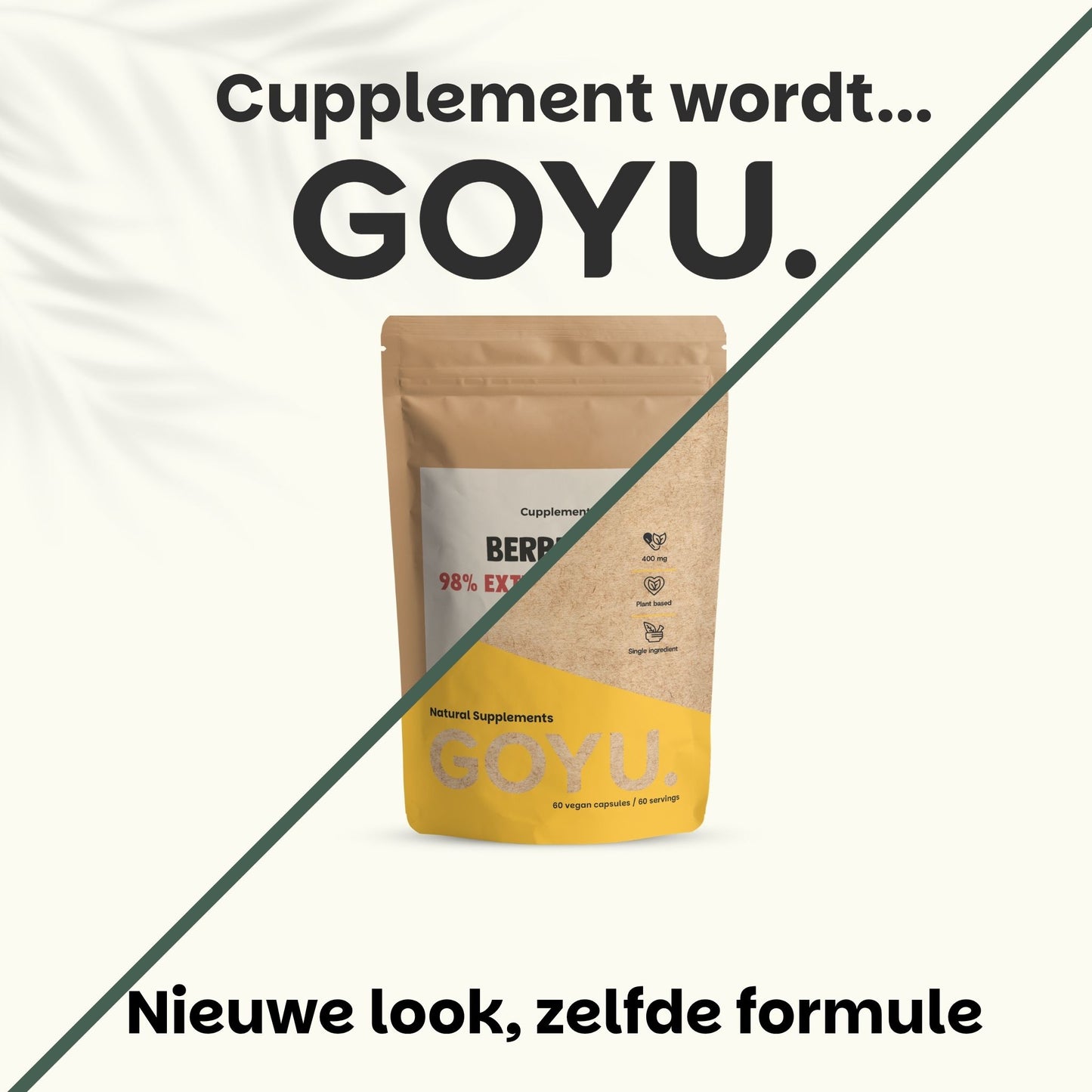 Berberine extract caspules goyu superfood supplement