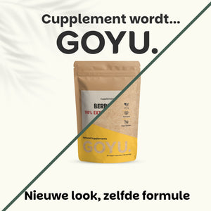 Berberine extract caspules goyu superfood supplement