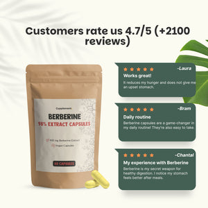 Berberine extract capsules goyu superfood supplement