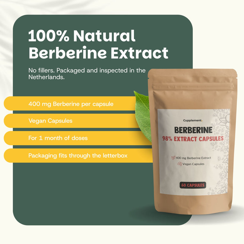 Berberine extract capsules goyu superfood supplement