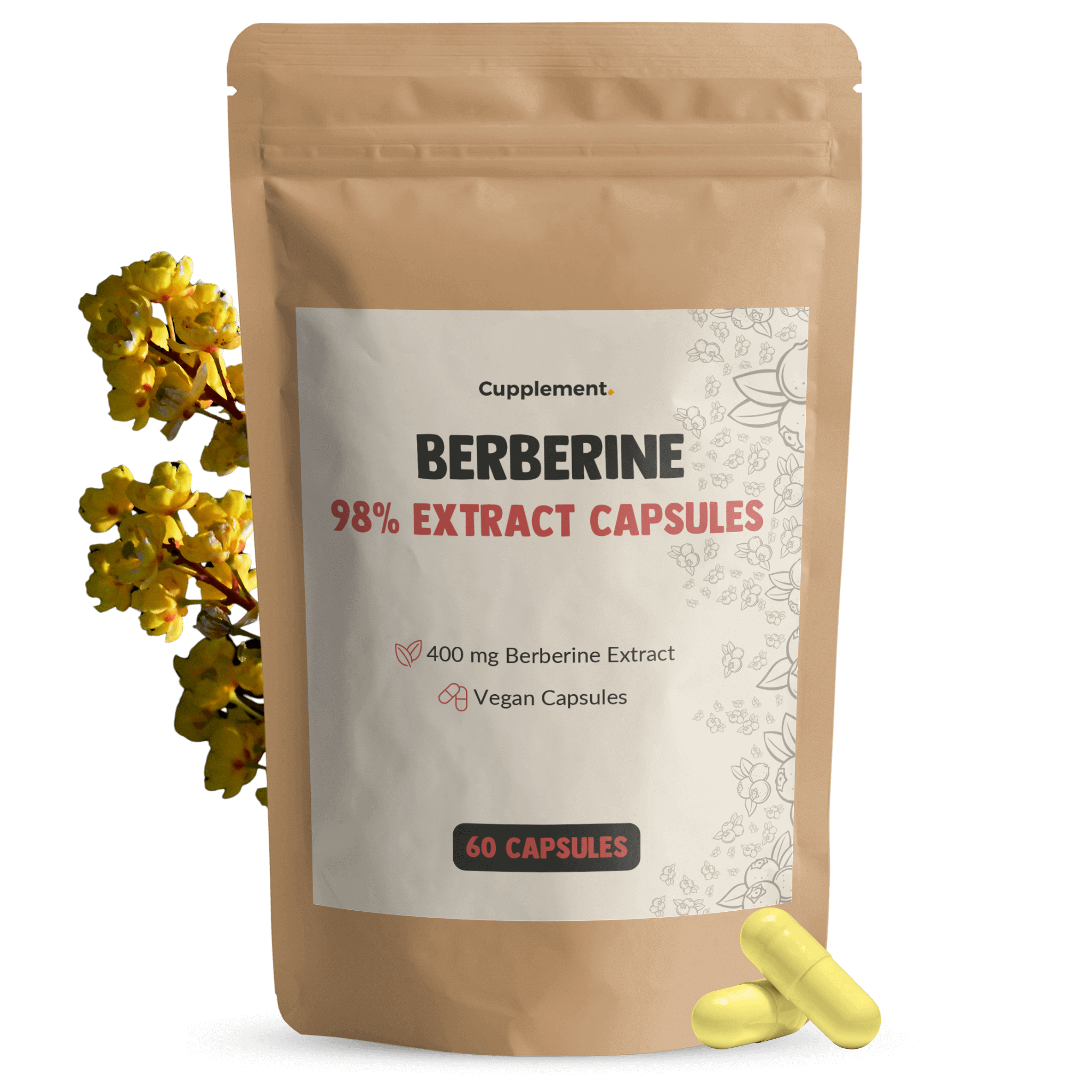 Berberine extract caspules goyu superfood supplement