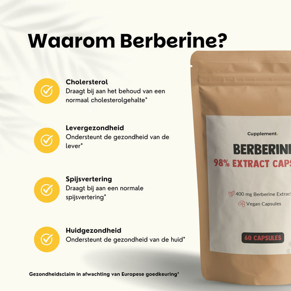 Berberine extract caspules goyu superfood supplement