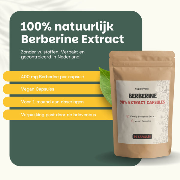 Berberine extract caspules goyu superfood supplement