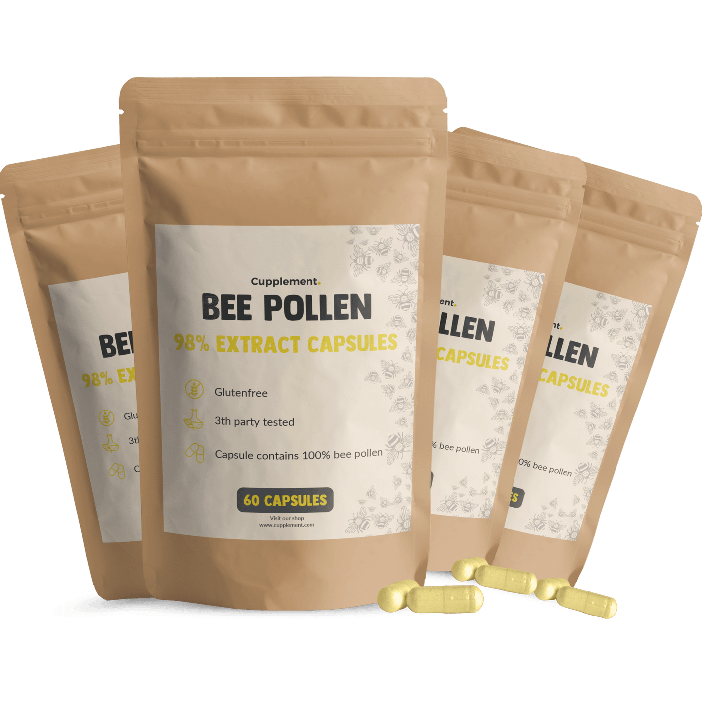 Bijenpollen capsules goyu superfood supplement