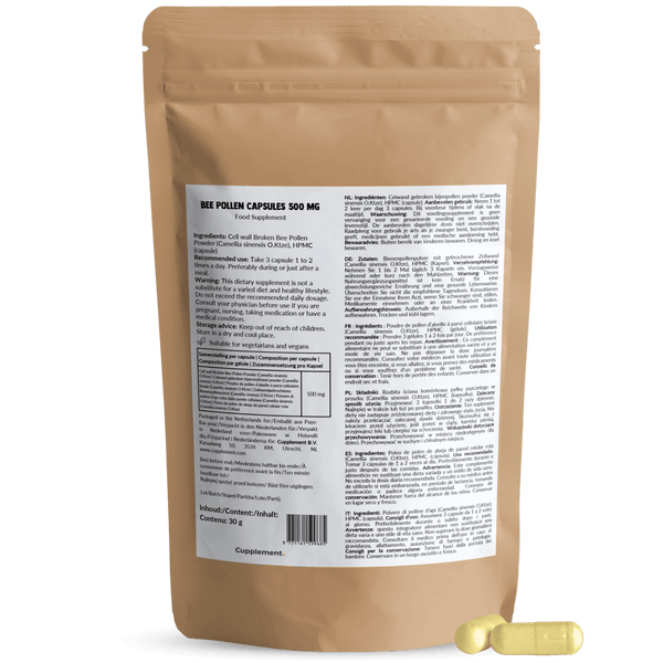 Bijenpollen extract capsules goyu supplement superfood