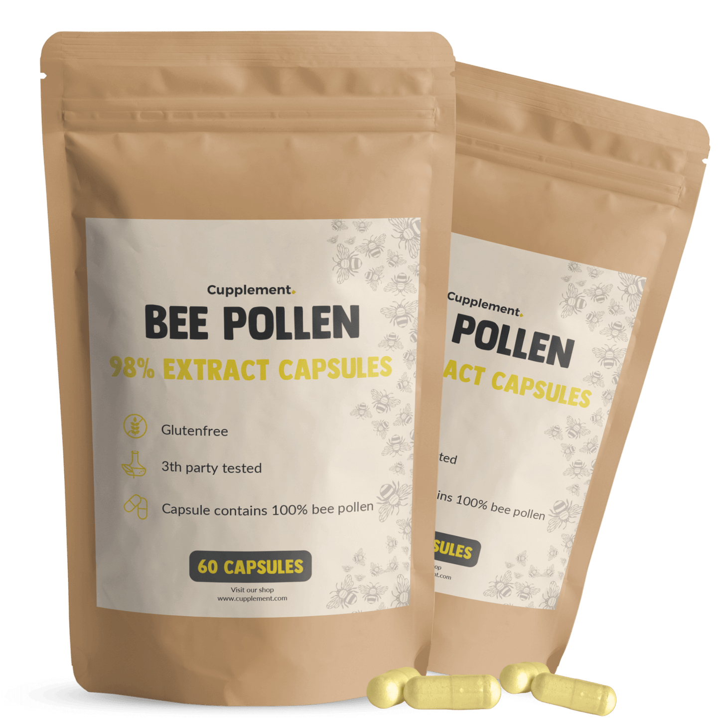 Bijenpollen extract capsules goyu supplement superfood