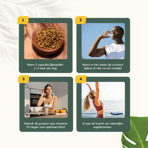 Bijenpollen extract capsules goyu supplement superfood