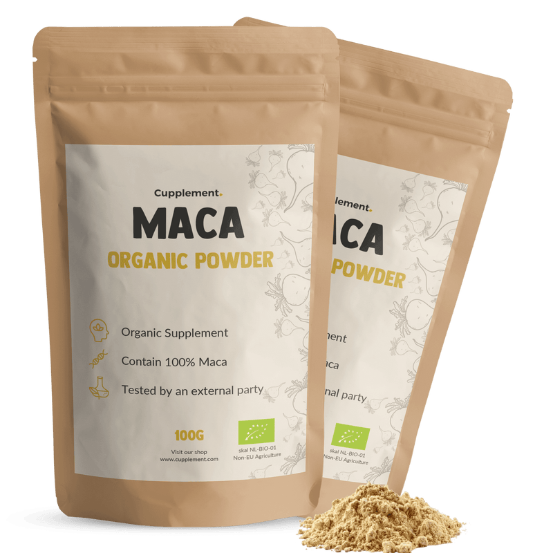 Biologisch Maca poeder goyu supplement superfood