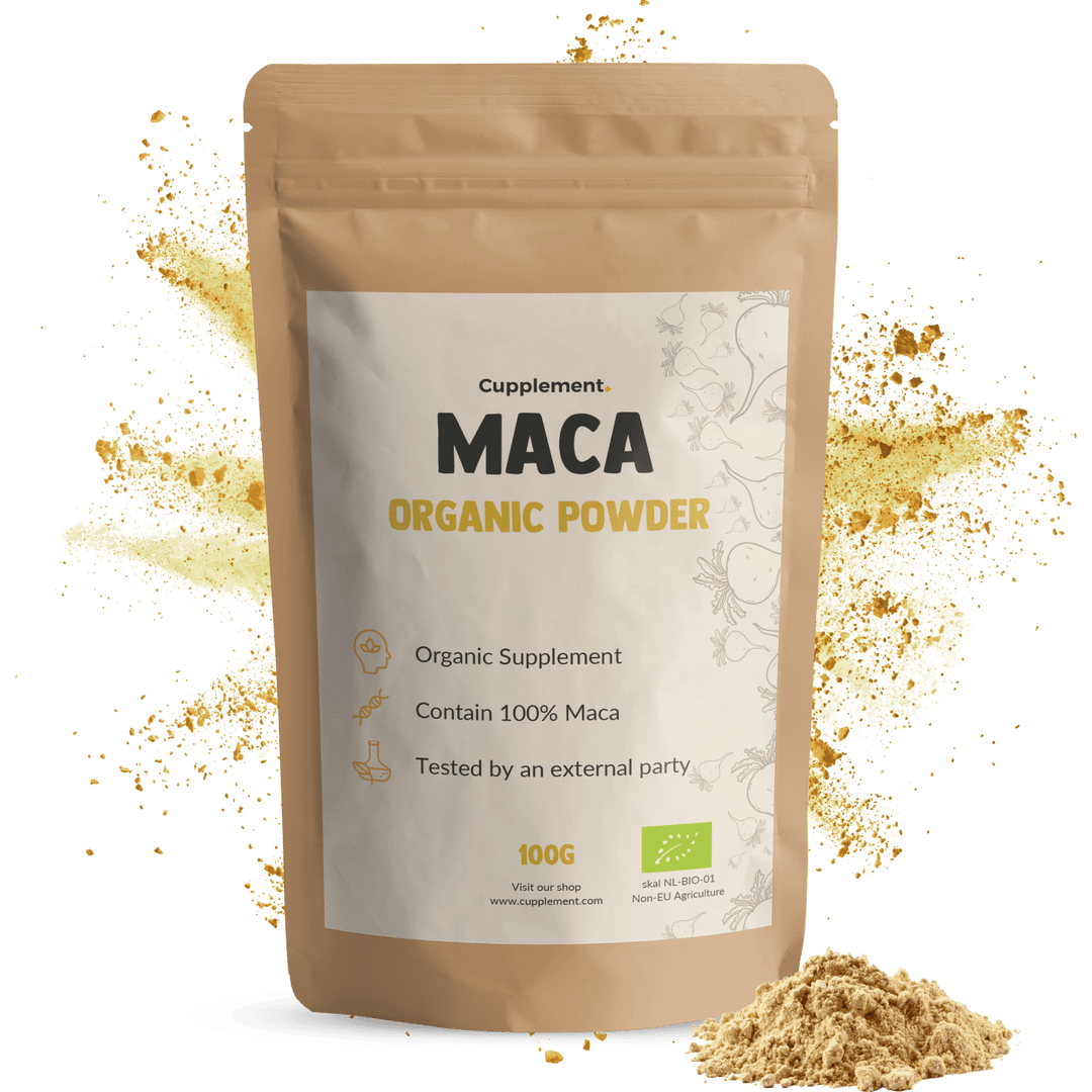 Biologisch Maca poeder goyu supplement superfood