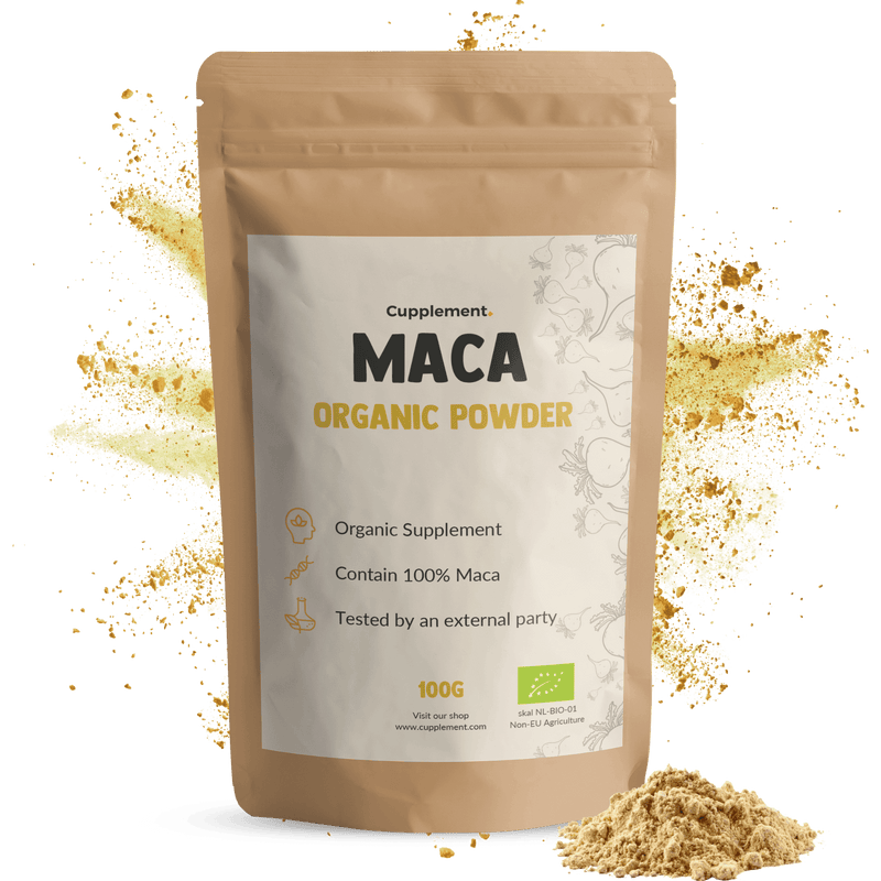 Biologisch Maca poeder goyu supplement superfood