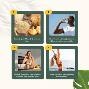 Biologisch Maca poeder goyu supplement superfood