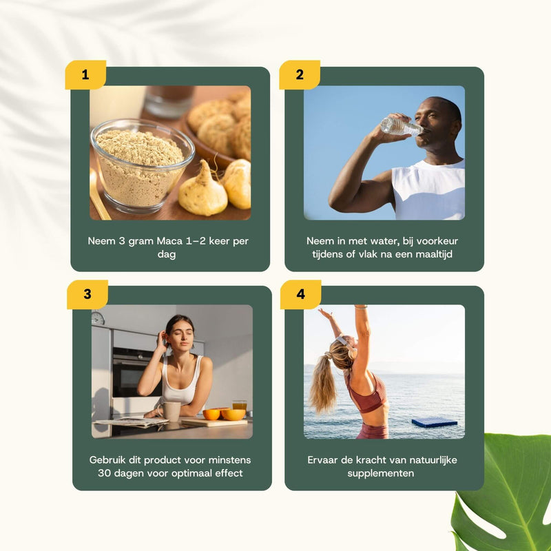 Biologisch Maca poeder goyu supplement superfood