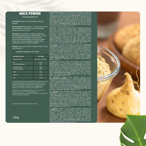 Biologisch Maca poeder goyu supplement superfood