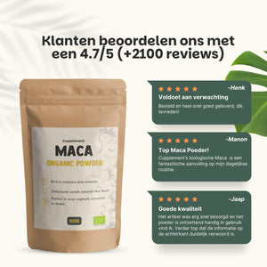 Biologisch Maca poeder goyu supplement superfood