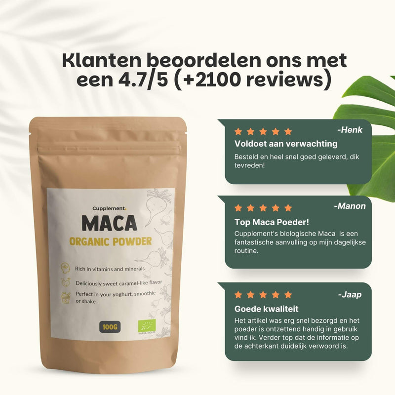 Biologisch Maca poeder goyu supplement superfood
