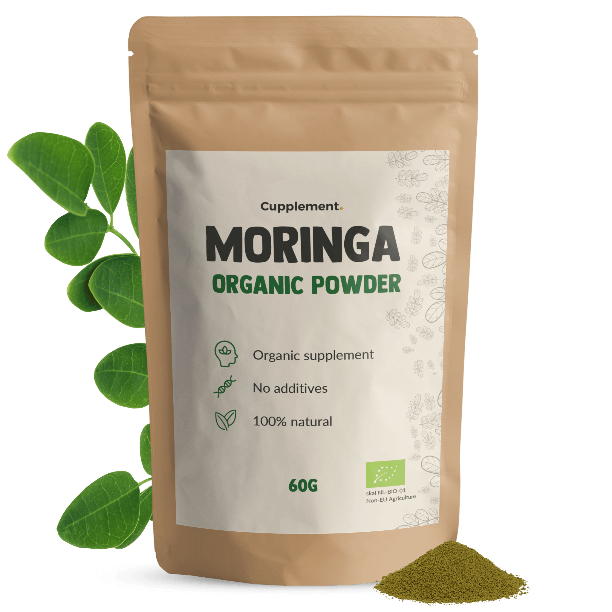 Biologisch Moringa poeder goyu supplement superfood