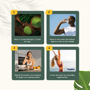 Biologisch Moringa poeder goyu supplement superfood